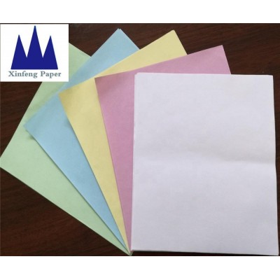 Virgin pulp carbonless paper in sheets